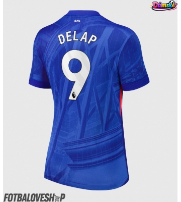 Chelsea Liam Delap #9 Dámské Domácí Dres 2025-26 Krátký Rukáv